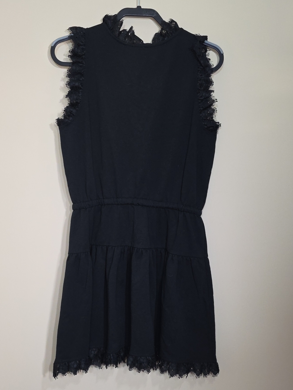 Sundays by Anthropologie NWT Lace-Trim Mini Dress | Size Large - Picture 5 of 5